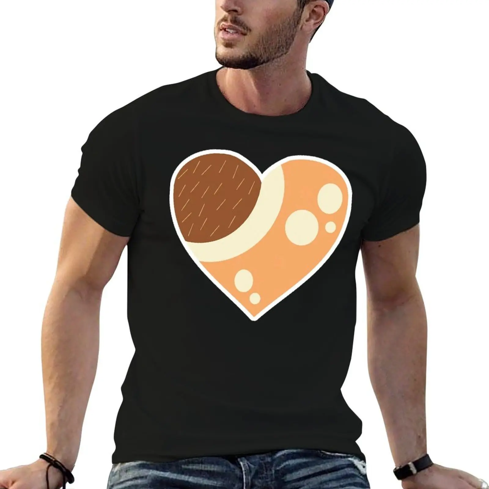 

Mum Heeler Heeler Family Fur Pattern Love Hearts T-Shirt man t shirt designer t shirt men 100% cotton luxury brand T-Shirt