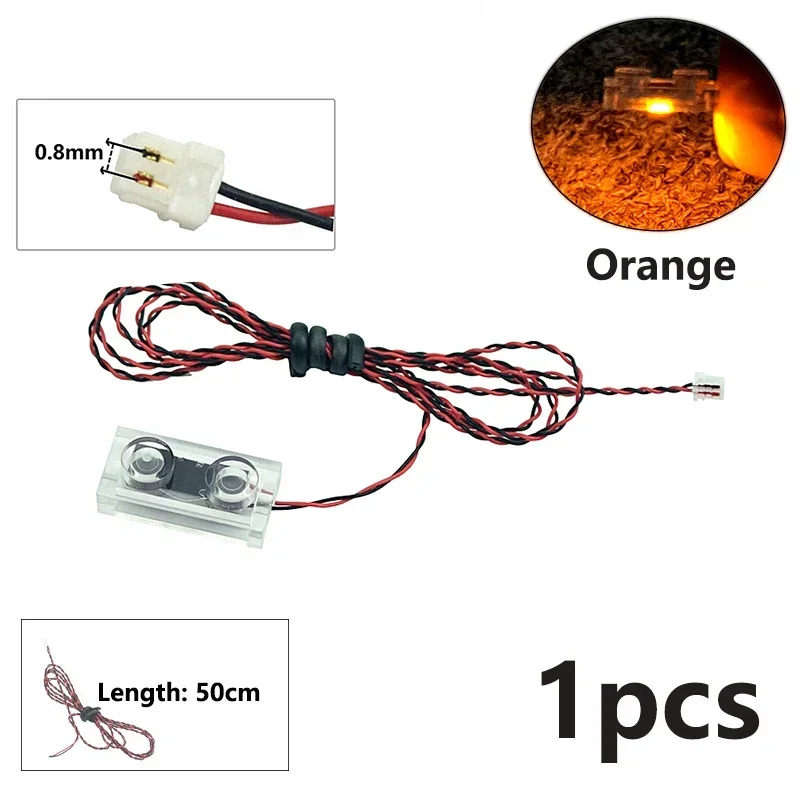 MOC 0,8mm Pin 1x1 1x4 1x2 LED-Blitzlampe Fernbedienung Baustein City Straßenbeleuchtung Lichtschwert Scheinwerfer Kerzenlampe Bausteine – Detail 19