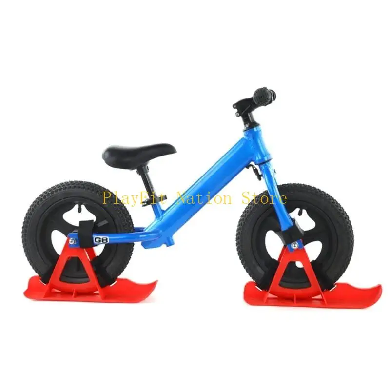 242F Wheellades na sankach na sankach SKUTER SKUTER Outdoor Snow Skocz Załącznik narciarski do wózka, rowery, wózek inwalidzki