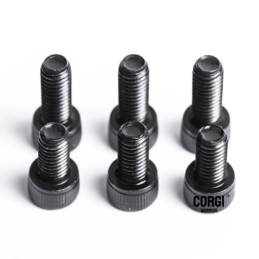 1080 Black 12.9 Hex Socket Head Cap Screws Assortment Kit M2 M2.5 M3 M4 M5 M6 M8 M10 Carbon Steel DIN912 Screw Nuts Tool Box