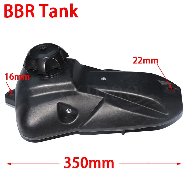 Motorcycle Fuel Tank For Chinese 110CC 125CC 150CC BBR  Dirt Bike Black Gas Petrol Fuel Tanks with Cap New Minimotor Motocross