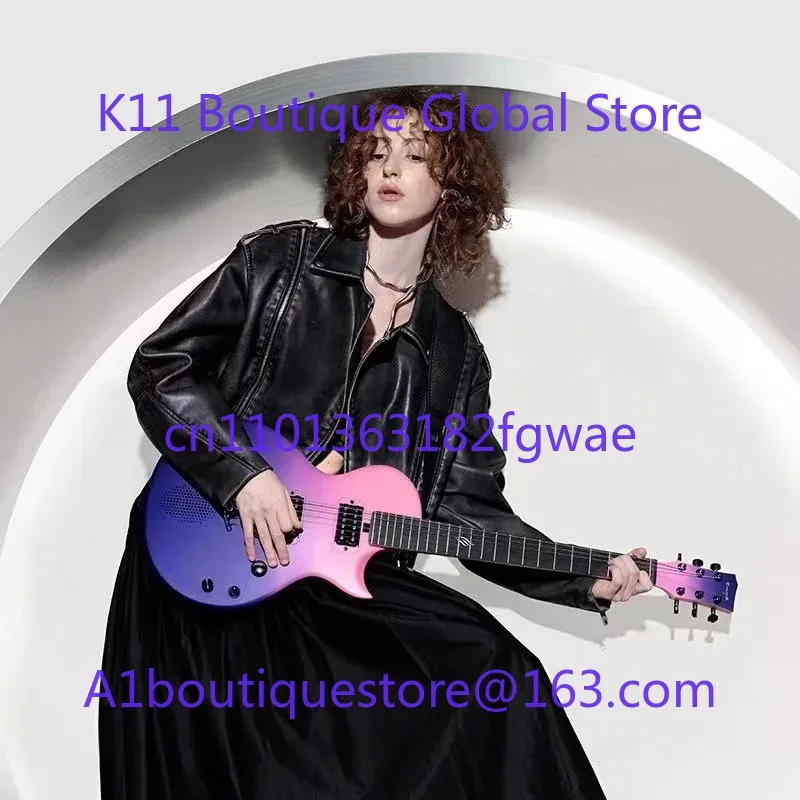 For Nova Go Sonic Carbon Fiber Electric Guitar With Bag For Beginner Adults