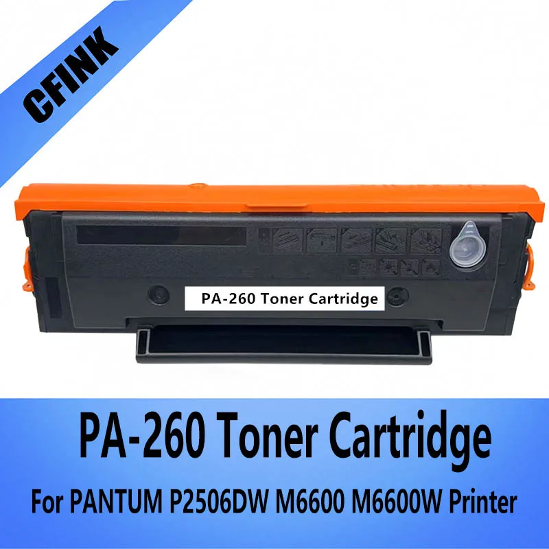 Cartucho de Tóner PA-260 PA260L Compatible con Impresoras Pantum PANTUM P2506DW M6600 M6600W