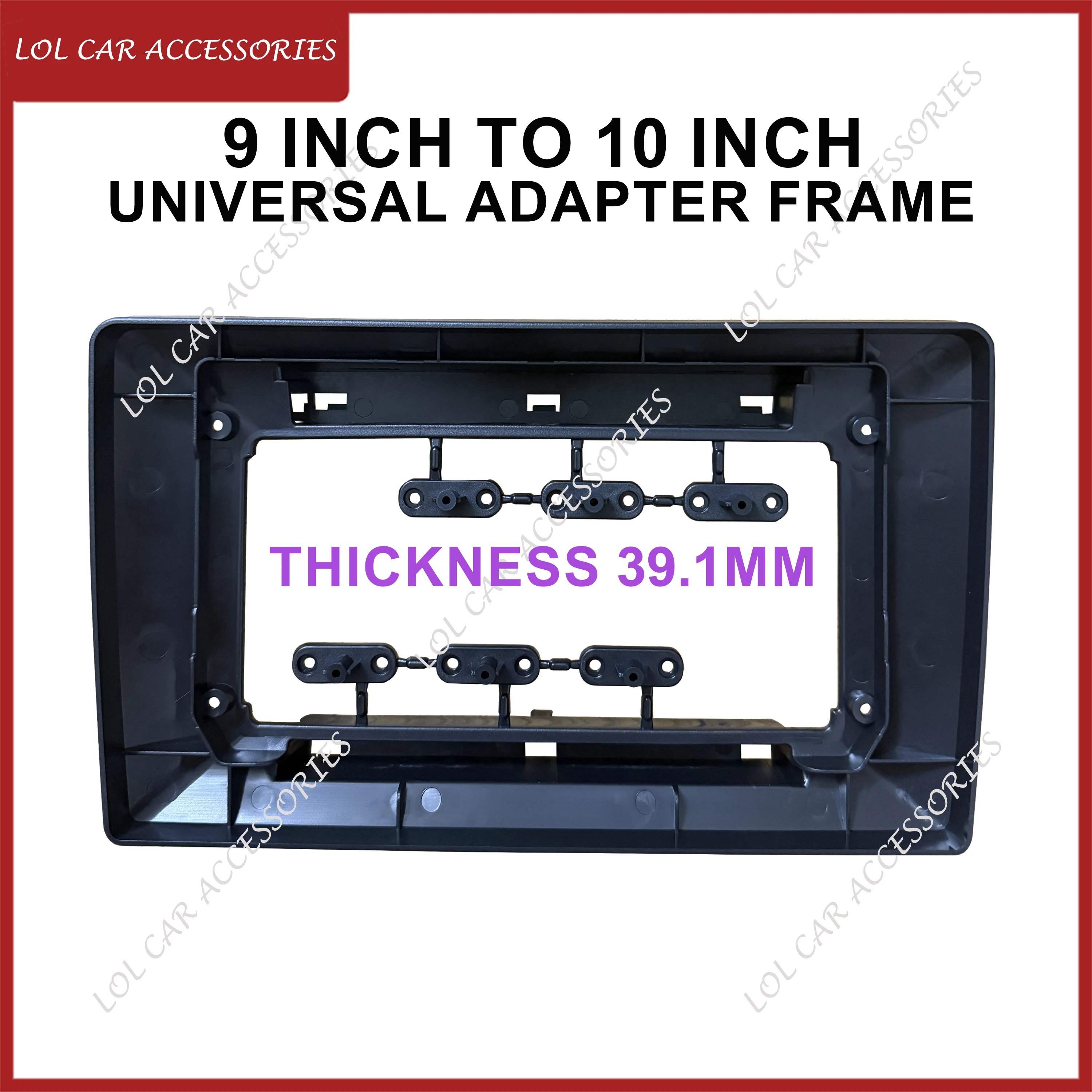 9 Inch To 10 Inch Universal Adapter Frame Car Radio Stereo Android GPS MP5 Player Transparent Fascia