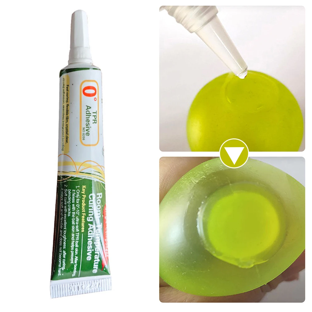 1/2/3PCS 20ml TPR Glue for Squishies Toys Room Temperature Curing Adhesive for Stress Ball Squishies Repairs Flexible Waterproof
