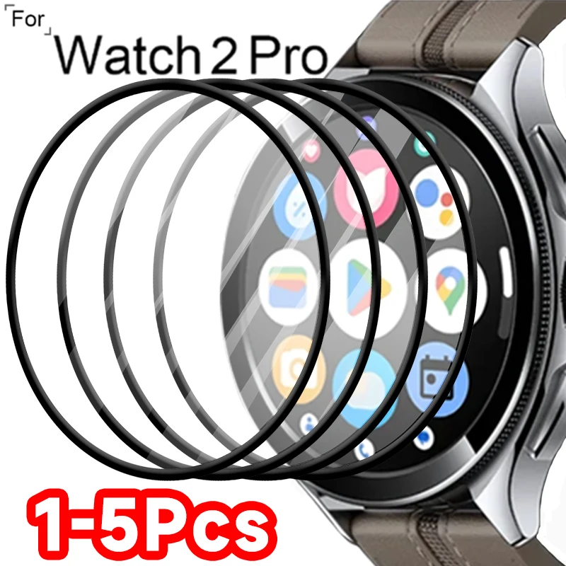 5-1Pcs Screen Protector Films for Xiaomi Watch 2 Pro Ultra-HD Anti-scratch Full Coverage Protective Films for Xiaomi Watch 2 Pro