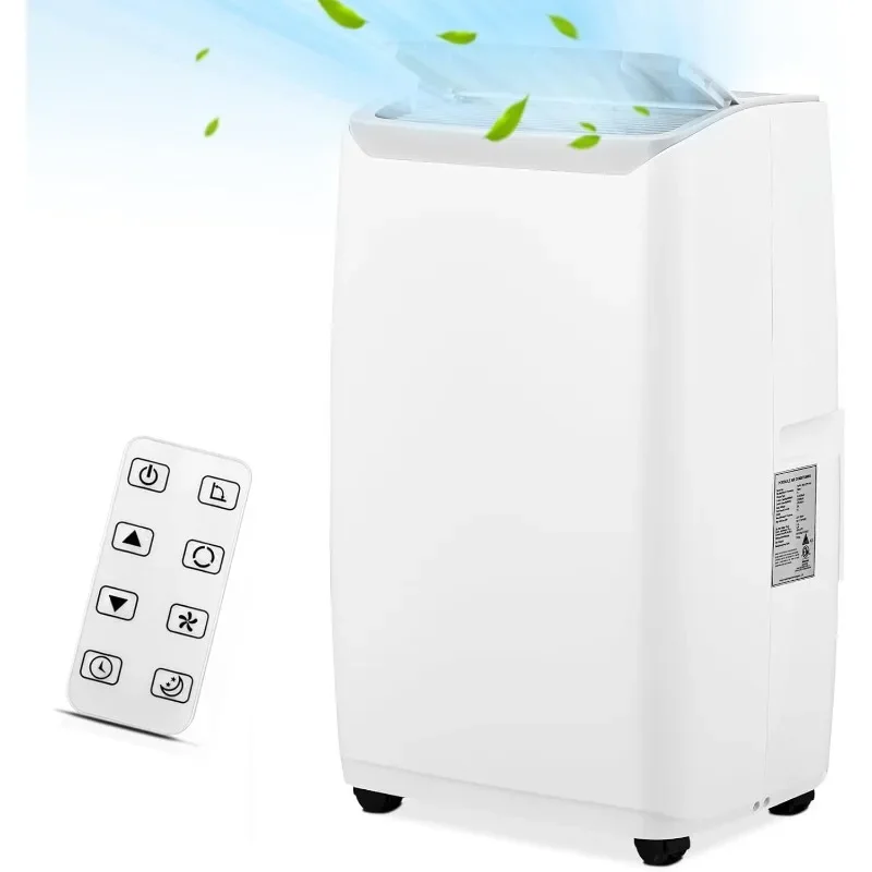 

Portable Air Conditioner, Cooling Room Spaces Remote Control Sleep Mode, Suitable for Bedroom, Living Room, Window Venting Kit