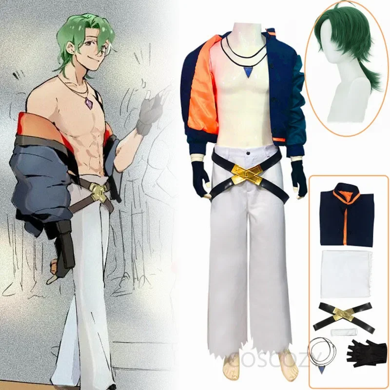 Anime SK8 the Infinity Joe/Kojirou Nanjou Cosplay Costume Full Sets Men Halloween Party Show Event Outfit  XS-XXXL