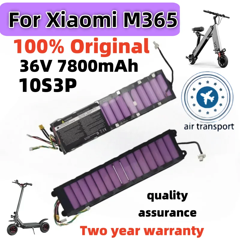 36V 7.8Ah Li-ion Battery 40km Suitable For MiJia M365 Scooter Batterypack, Electric Scooter, Waterproof Bluetooth Communication