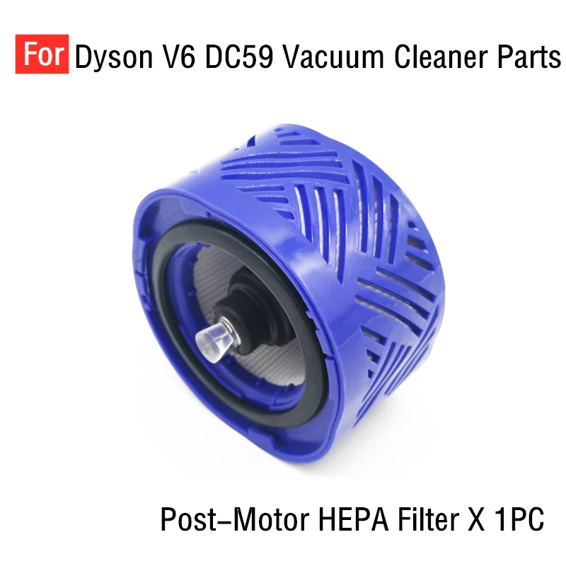 Substituição reusável traseira pós-motor hepa filtro adequado para dyson v6 dc59 aspirador de pó peças