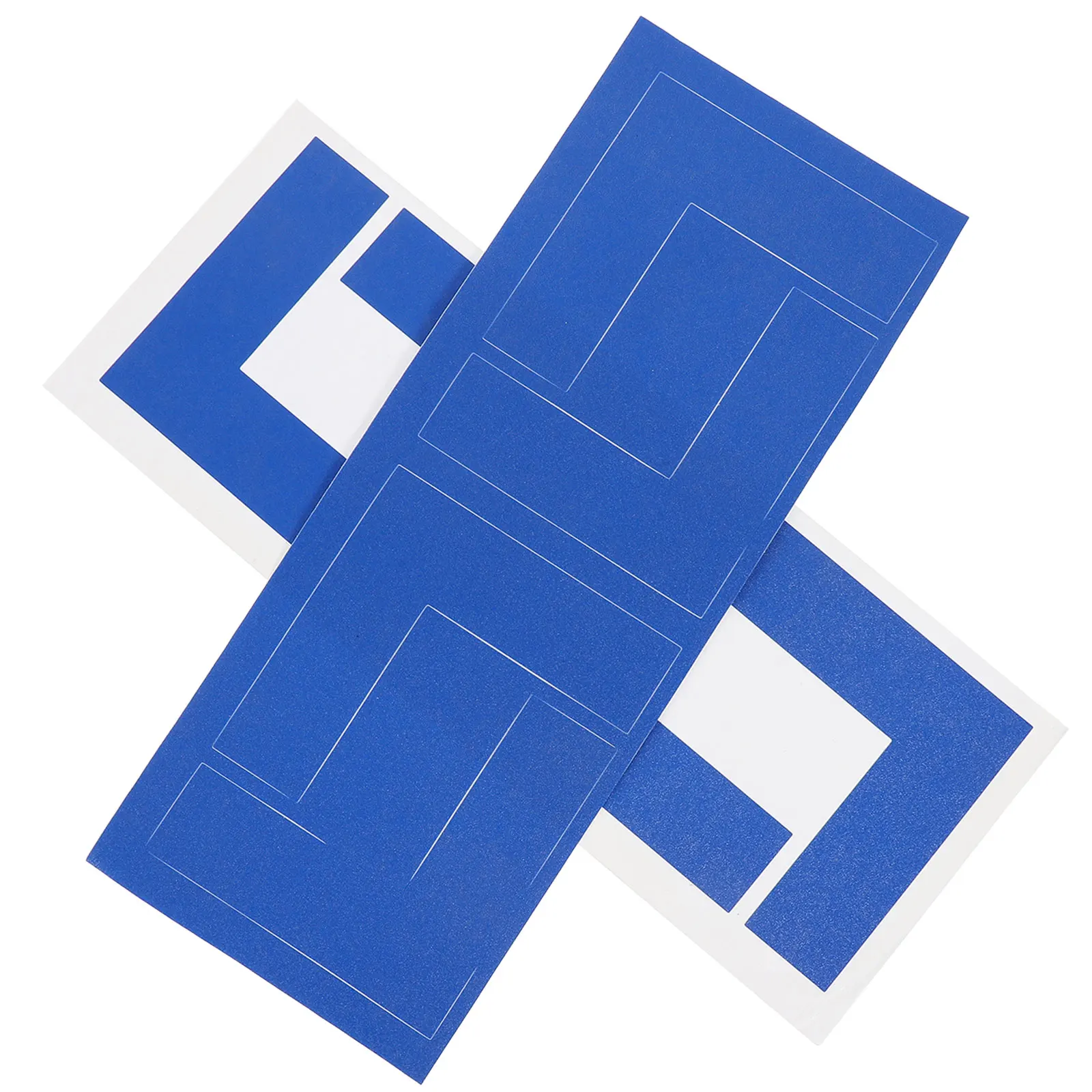 

8pcs L-Shaped Floor Marking Tapes High Visibility Adhesive Workplace Safety Floor Organization Markers Slip Resistant