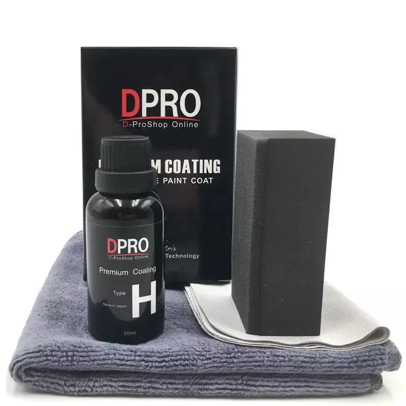Dpro 9H Ceramic Car Coating Waterproof Nano Ceramics Paint Care Anti-scratch Hydrophobic Car Detailing Polish Kit