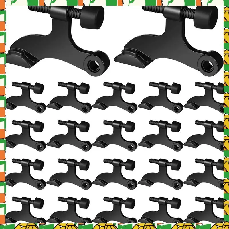 

Профессиональный инструмент, 20 шт., дверные упоры с шарнирным штифтом, атласный матовый дверной стопор, регулируемый сверхмощный дверной стопор для петель