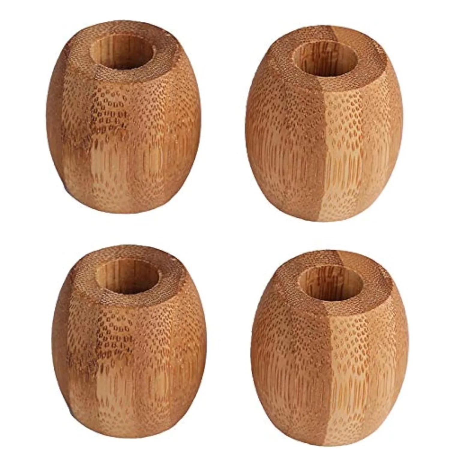 100pcs Natural Bamboo Toothbrush Base Wholesale Environment Bamboo Toothbrush Holder Stand Bathroom Accessories