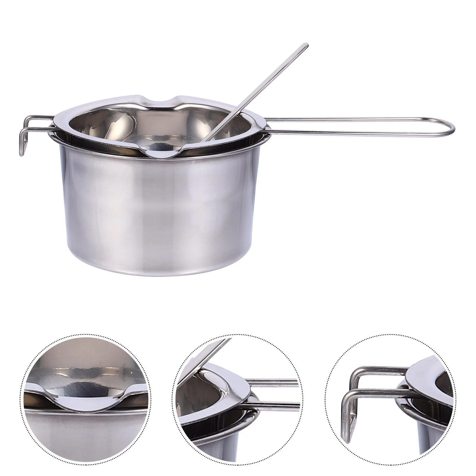 Cheese Fountain Pot Butter Hiking Stainless Steel Melting Travel Chocolate Boiler