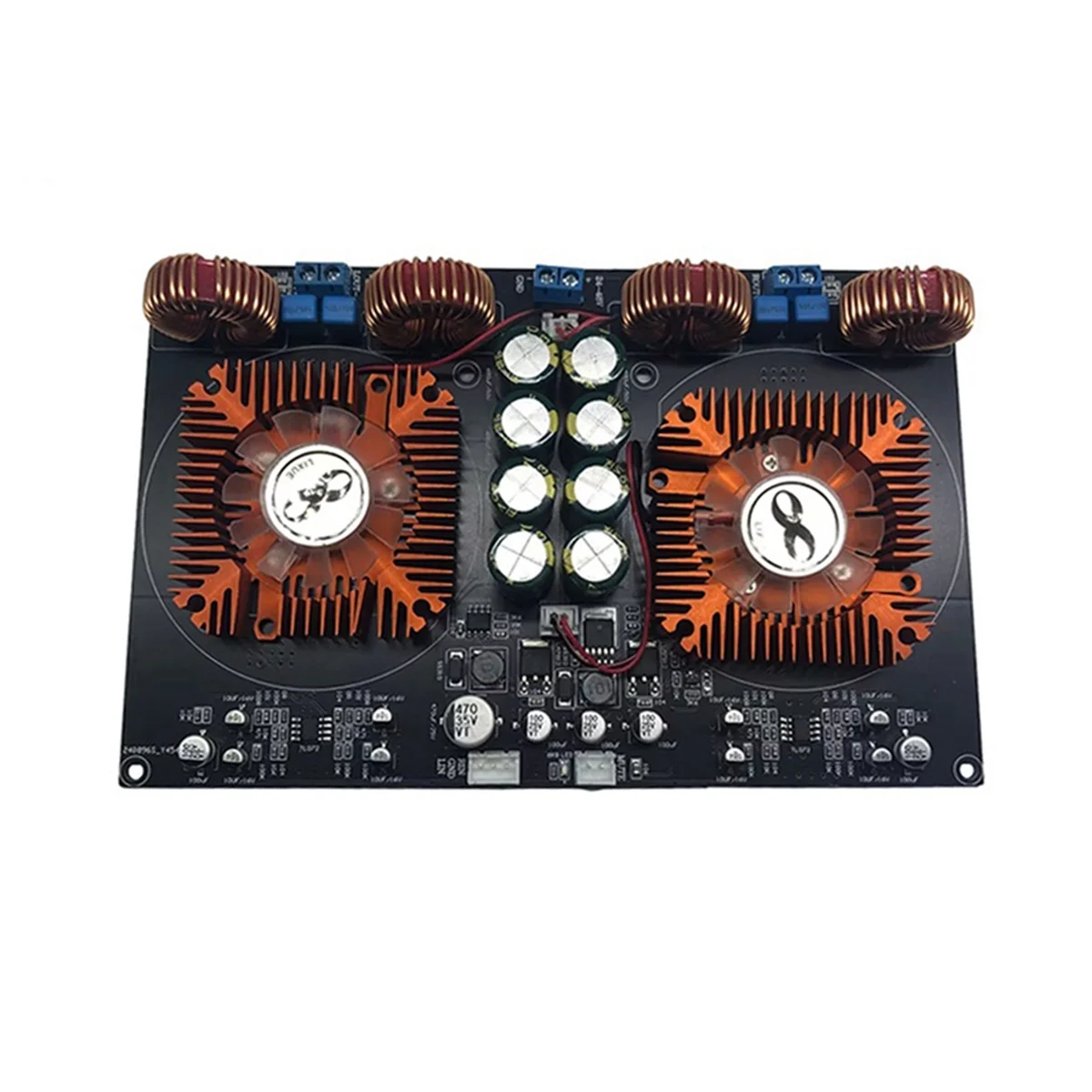 

YJ-TPA3255 Digital Class D Dual-Core High Power 2.0 Amplifier Board Air-Cooled 600W+600W Multifunction Portable Module