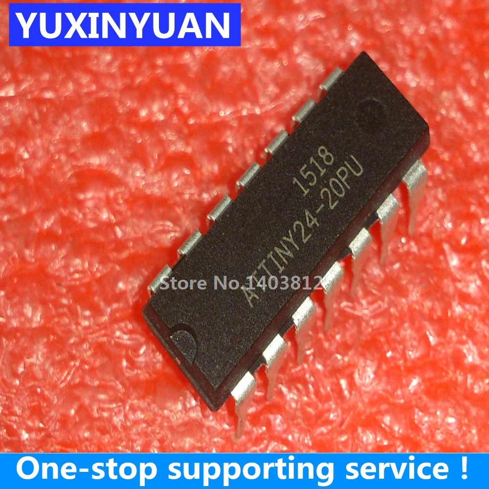 ATTINY24V-10PU ATTINY24V TINY24-10PU DIP-14  (1PCS)