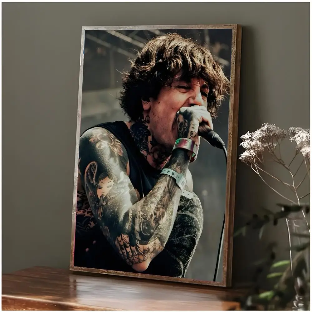 Energetic Singer O-Oli Sykes Poster Modern Wall Art Bedroom Living Room Print Unframed