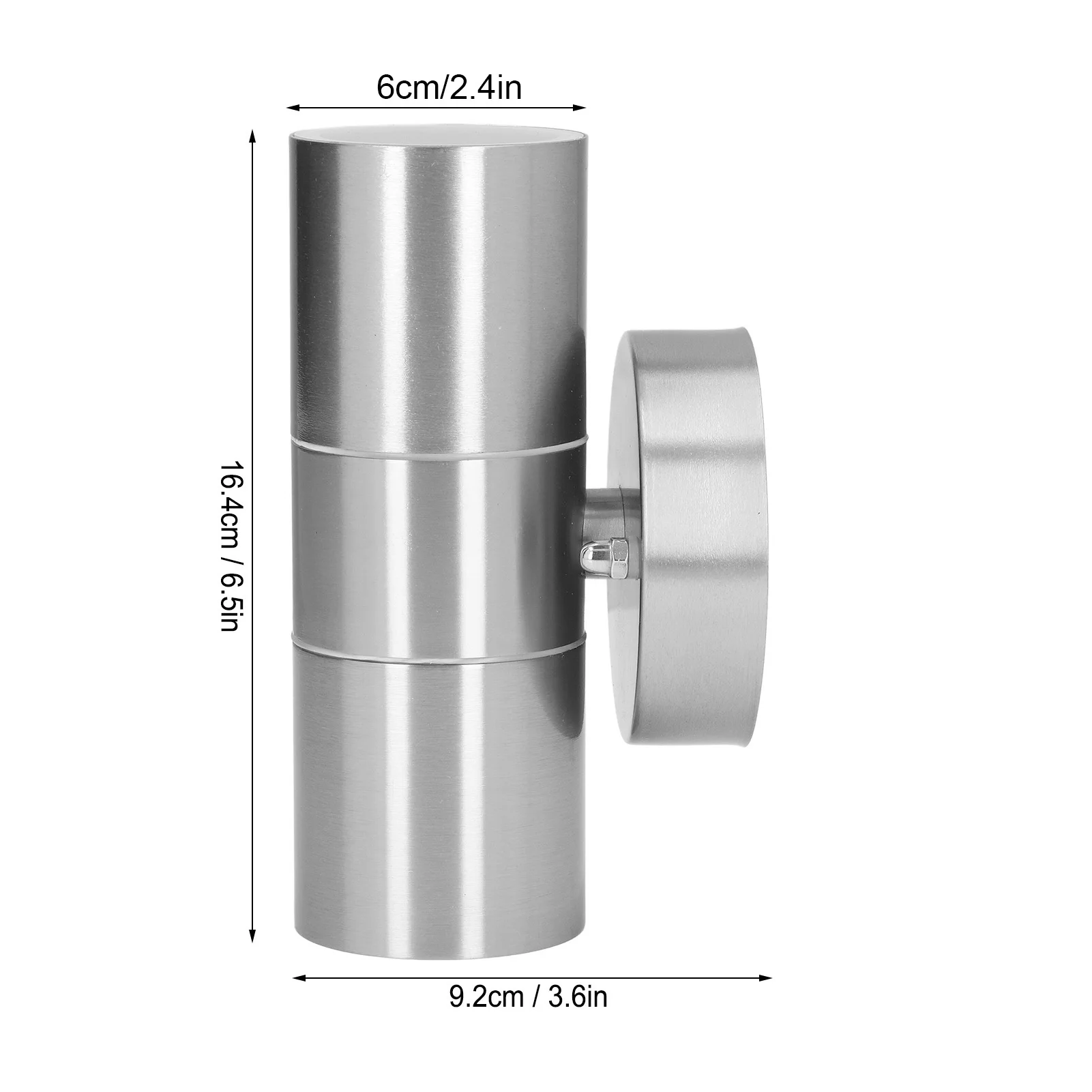 أضواء الجدار لأعلى أسفل أضواء الجدار في الهواء الطلق للماء الفولاذ المقاوم للصدأ البيئية القابلة للفصل لغرف النوم للفيلا #6