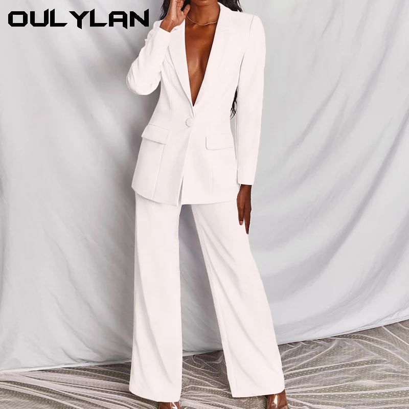 

2024 Suit for Women Elegant Fall/Winter Suit Fashion Casual pants Sports Suit Two-piece office Long sleeve pants Loose ladies