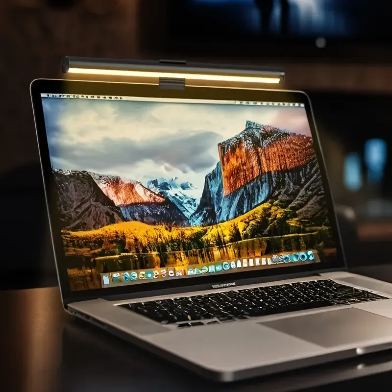 Screen Hanging Lights Monitor Light Bar LED Computer RGB Atmosphere Table Lamp Stepless Dimmable for Work Study Read Gaming