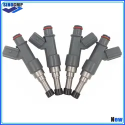 4pcs Fuel Injector Nozzles For Toyota Tacoma Hilux Land Cruiser Prado 2.7L 2TR Fuel Injectors 2320909045 23250-75100 23209-79155