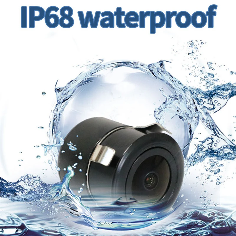 AHD Car Front Rear View Back Up Camera 170° Full HD Night Vision Vehicle Universal 18.5mm Perforated Dual Purpose Camera