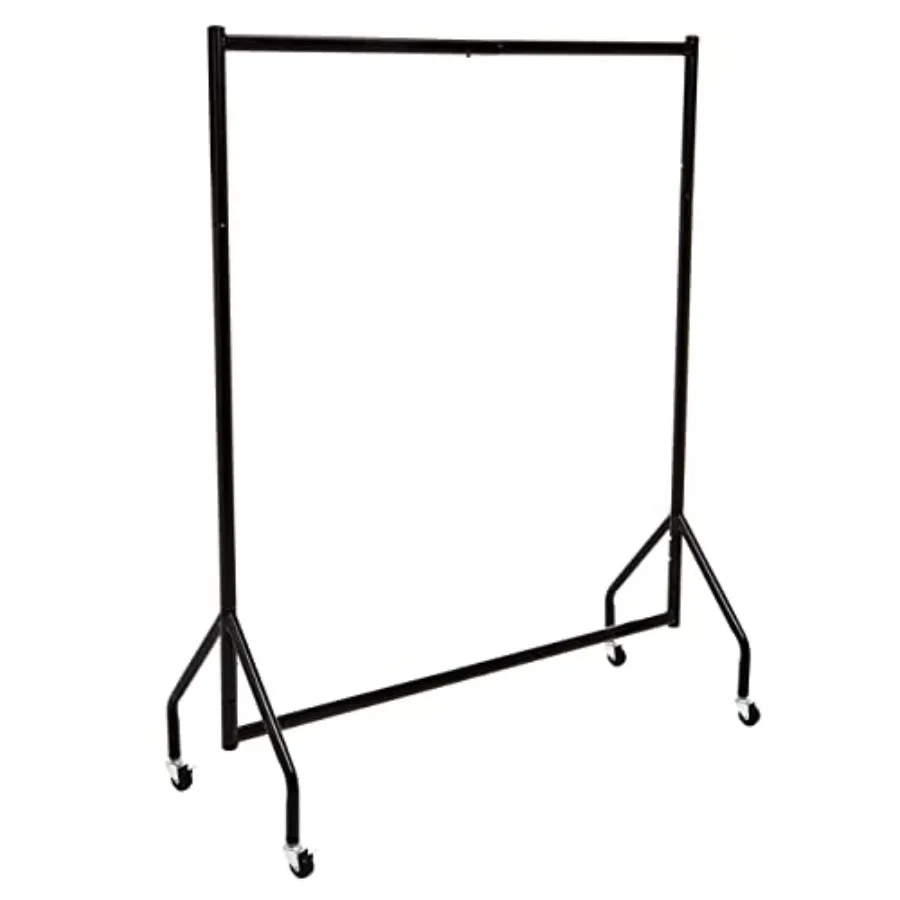 

Heavy Duty Portable Rolling Garment Rack Hanging Clothes Organizer Rail for Display and Storage Easy to Assemble 19 x 60 x 48 I