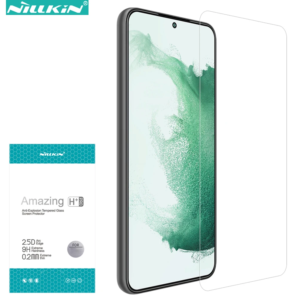 Nillkin h + pro 0.22mm vidro temperado para samsung galaxy s22/s22 plus, ultra fino 9h protetores de tela filme de vidro