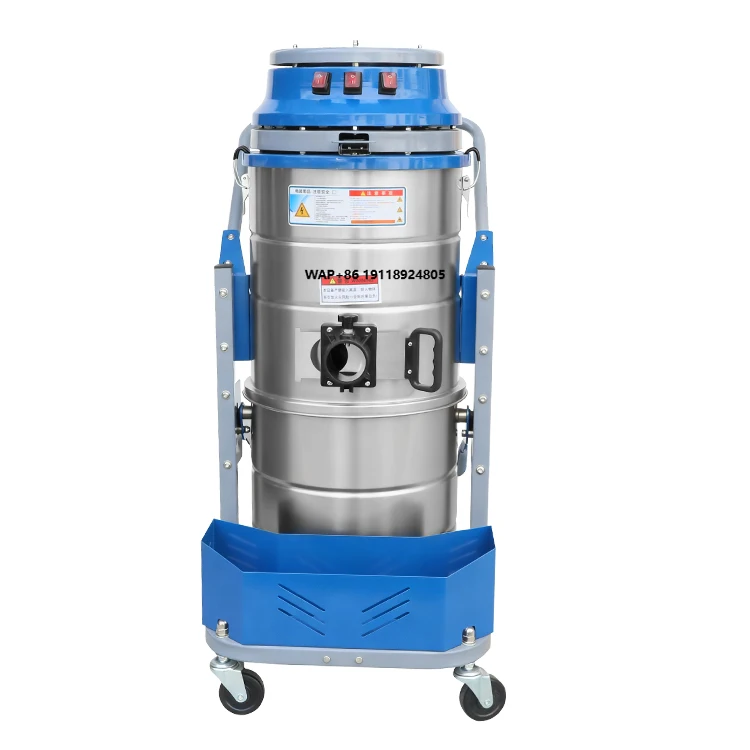 Professional Mobile High Pressure Vacuum Cleaner 100L Dust Particle Cleaning Industrial Wet and Dry Floor Vacuum Cleaners