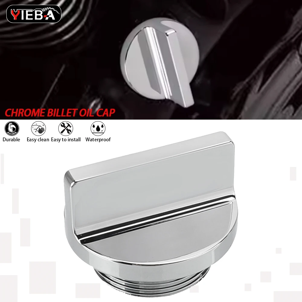 For Kawasaki Vulcan 800 1500 1600 VN1500 VN800 1996-2007 2008 VN1600 Motorcycle Chrome Billet Oil Filler Cap Cover Accessories