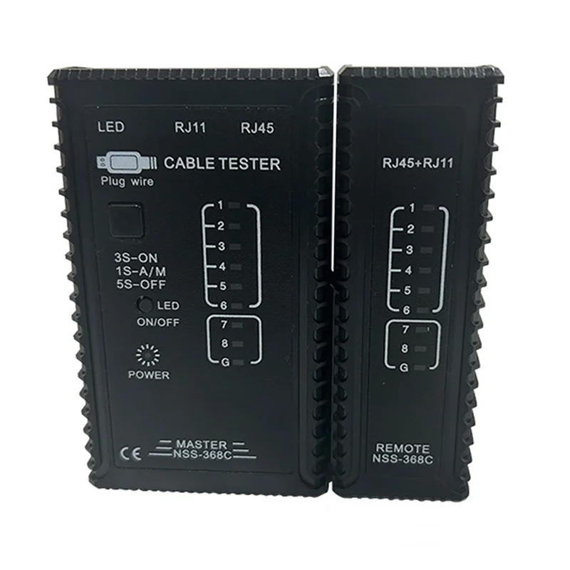Ingenious-Lan RJ45 RJ11 Тестер кабеля Интернет-телефонный кабель Сетевой инструмент Тестер телефонной линии Интернет-кафе