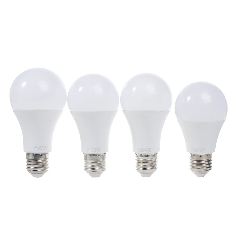 LED Bulb Light E27 Radar Motion Sensor 220V White Smart Lamp Working In Night For Home Living Room Stair Pathway