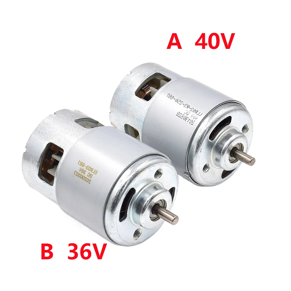 Micro 48mm RS-887 DC Motor  24V-40V 36V High Power Large Torque Ball Bearing Engine For Electric Tools Drill Saw lawn mower