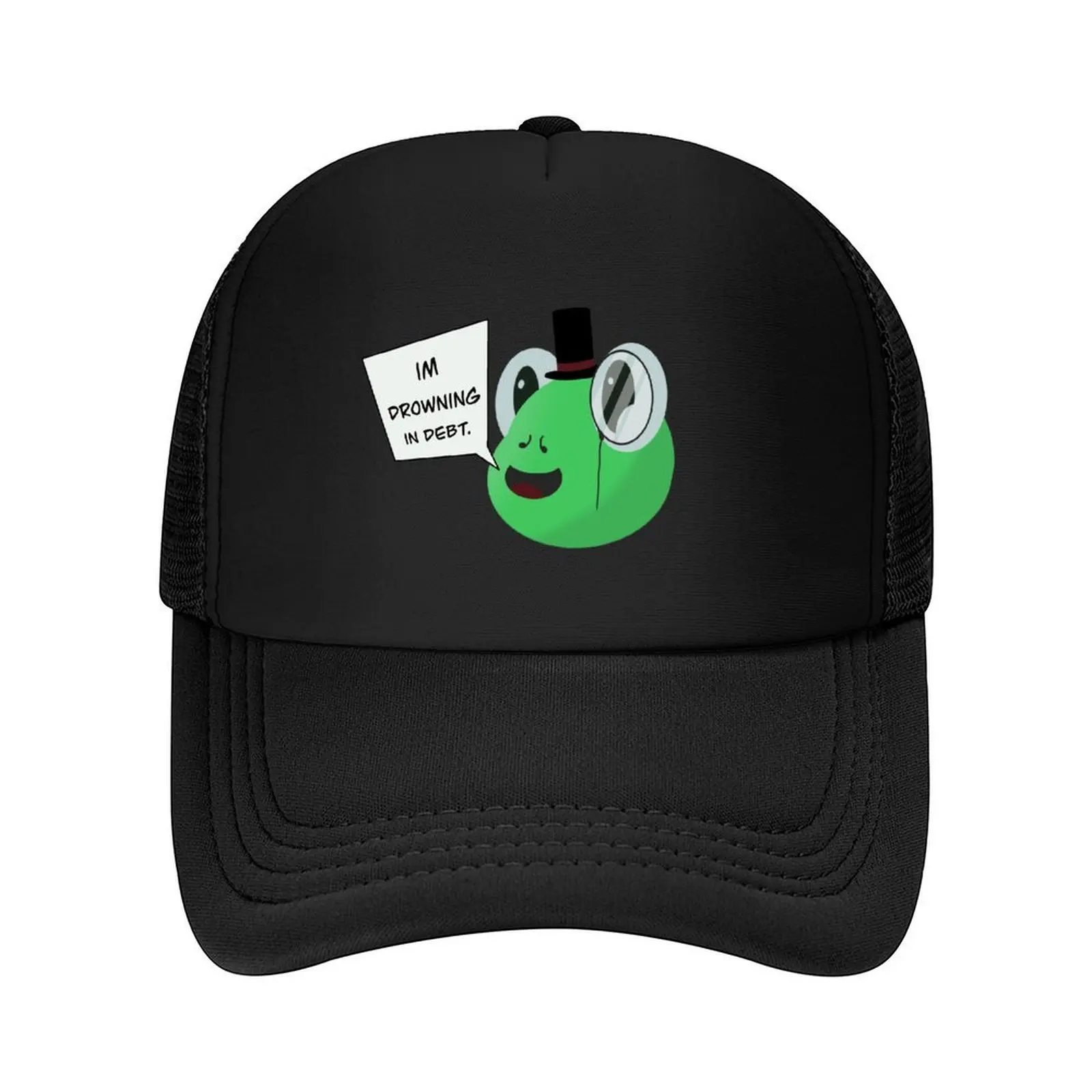 

Debt Frog Baseball Cap birthday black Uv Protection Solar Hat hats for men Women's Beach Men's