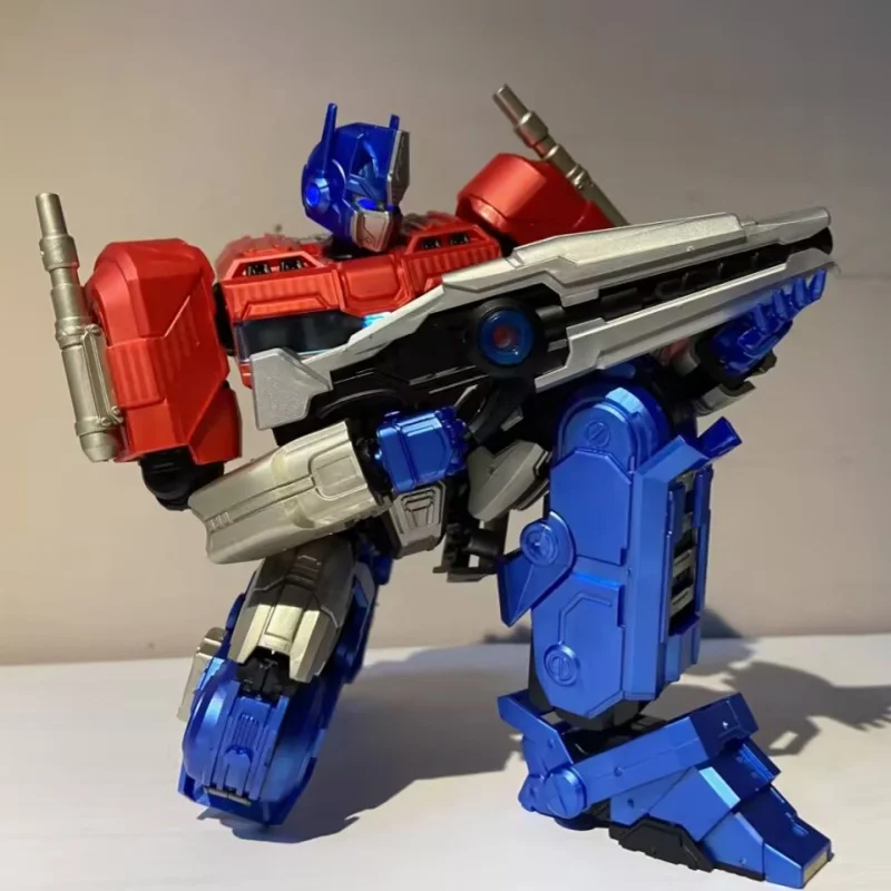 Nuevas Blokees Transformers One Action Edition Optimus Prime Orion Pax iluminación ensamblada figuras de acción modelo móvil juguete de regalo