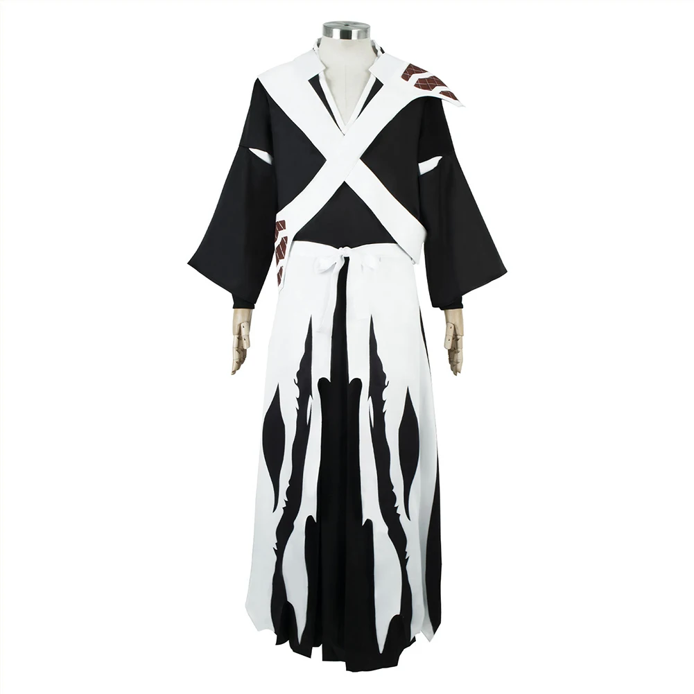 Kurosaki Ichigo Cosplay Role Play Anime Blieach Thousand-Year Roleplay Shoulder Armor Outfits Male Fantasy Fancy Party Clothes