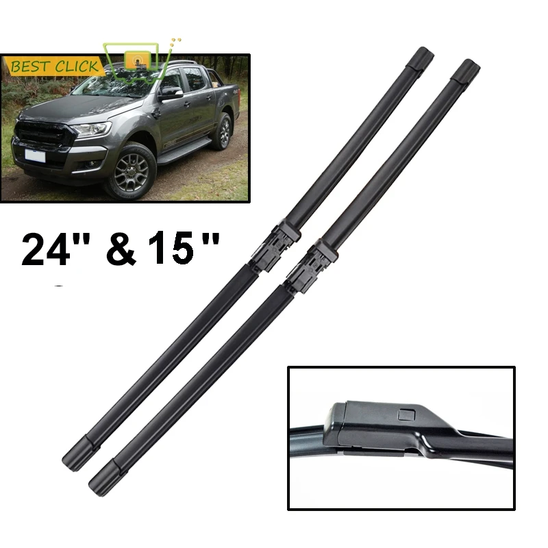 Misima Windshield Windscreen Wiper Blades For Ford Ranger T6 2015 2016 2017 2018 Front Window Wipers 24