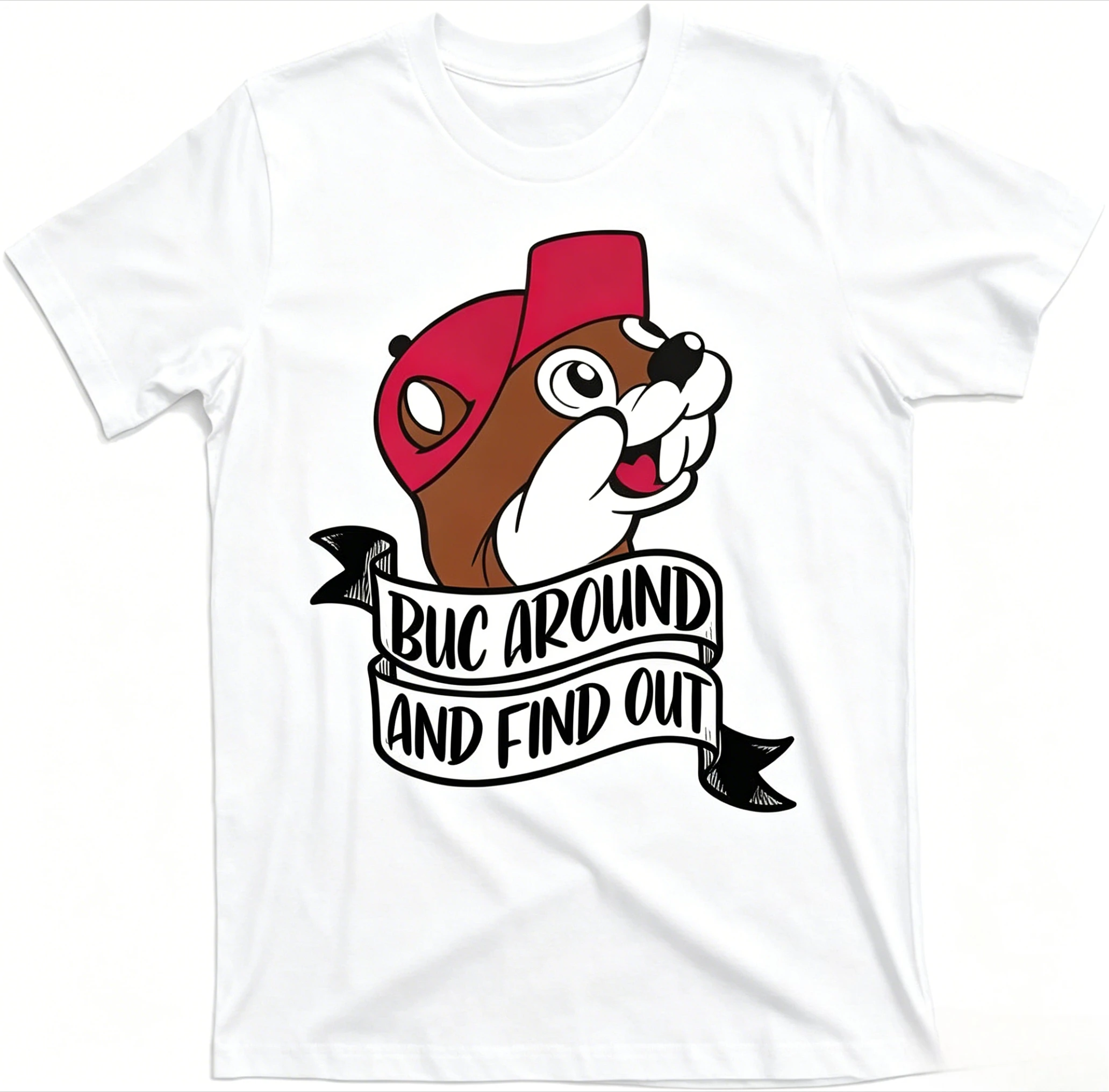 Beaver Graphic T-Shirt Men Women Funny Animal Humor Casual Oversized Short Sleeve Cotton Streetwear Tops