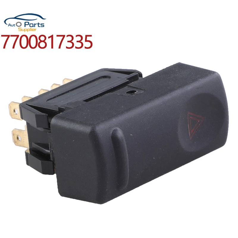 Nuovo Interruttore A Pulsante Flash Di Avvertimento Della Luce Di Pericolo 7700817335 Per Renault 19 Ii B C53 D53 L53 S53 853 1991-1995-image