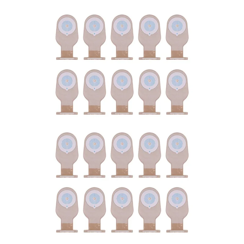 

A47F- Drainable Pouches Ostomy Bags For Colostomy Ileostomy Stoma Care 20-60Mm Economical Drain Valve Colostomy Bags