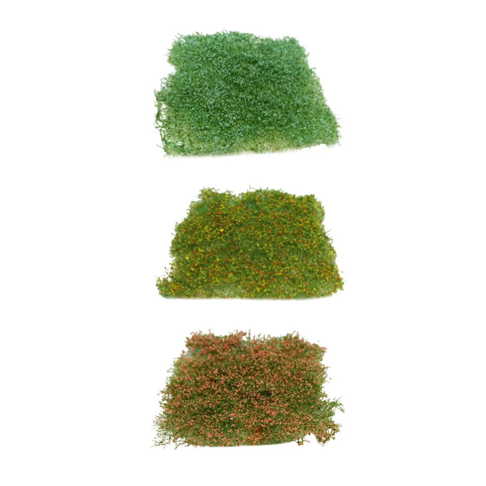 Flower Grass Tuft Mini Flowers Cluster Miniature Grass Tuft Model for Railroad Scenery Building Model Miniature Scenery Railway