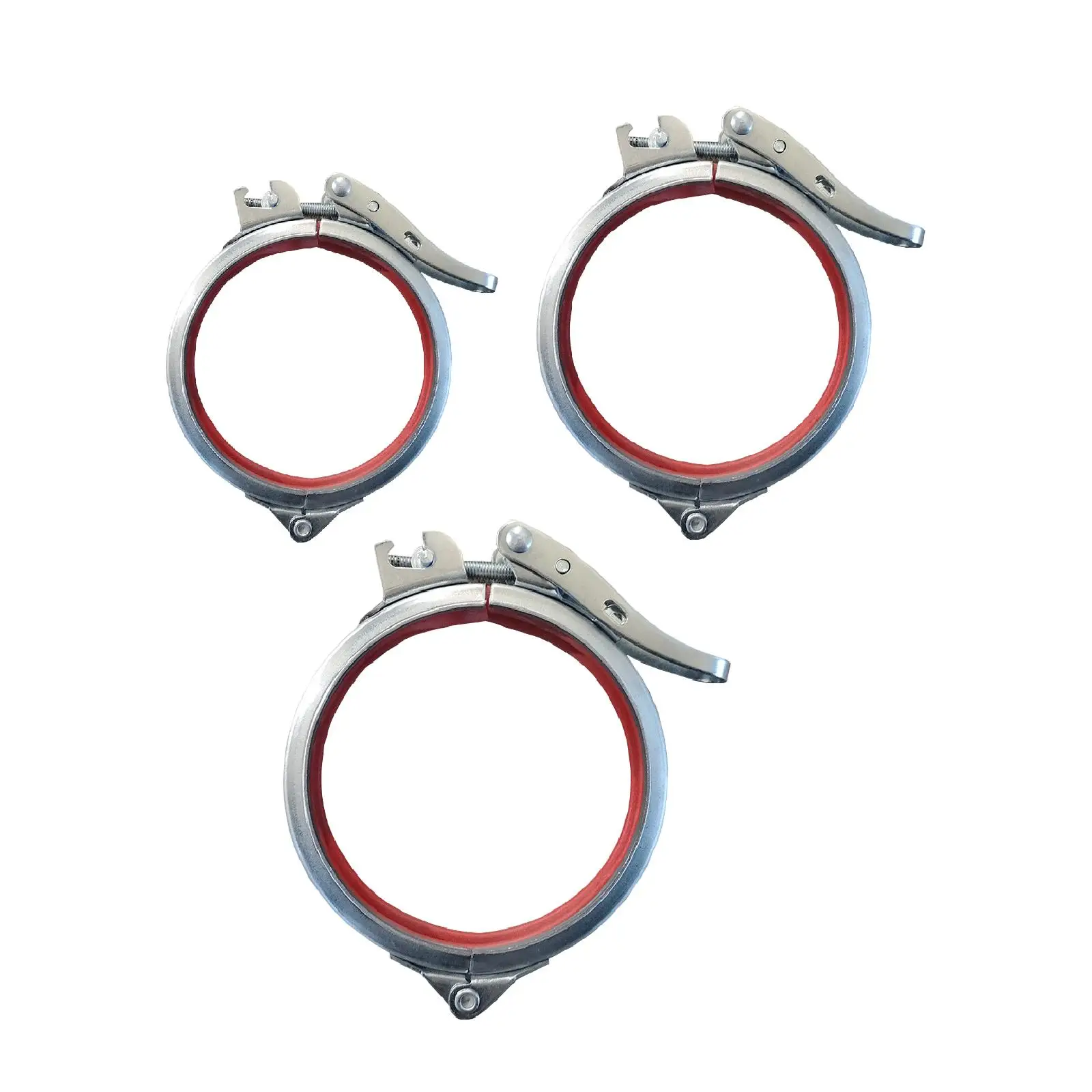 

Регулируемый хомут из нержавеющей стали, усиленный зажим с фиксатором, быстросъемный зажим для шлангов для промышленного и бытового ремонта