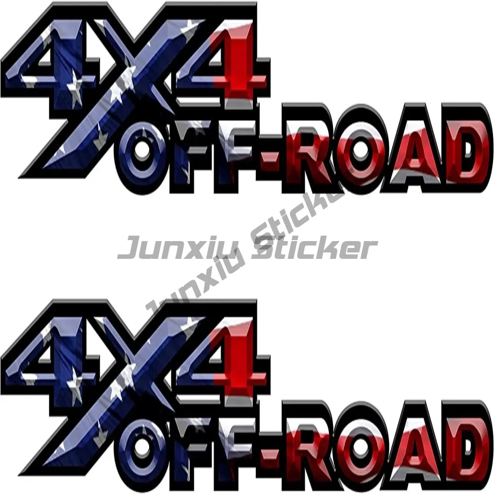 2 Stück Z85 4x4 Vinyl-Grafik-Aufkleber 1500 2500 Truck Pickup Sticker Zr-2 4x4 Offroad-Aufkleber USA-Flagge für LKWs SUV Wohnmobile Seitenfenster – Detail 1
