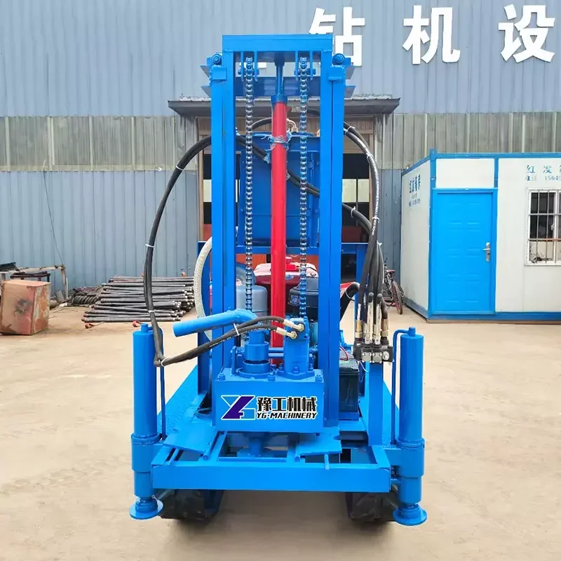 YGYG Hydraulic Portable Diesel Small Water Well Drilling Equipment 120m Deep Water Well Drilling Rig Machine