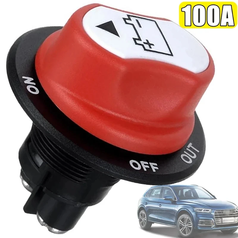 

Car Battery Switch Rotary Disconnect 100A 12V-32V Power Isolator For Motorcycle Boat Auto RV Truck Battery Safe Circuit Breaker