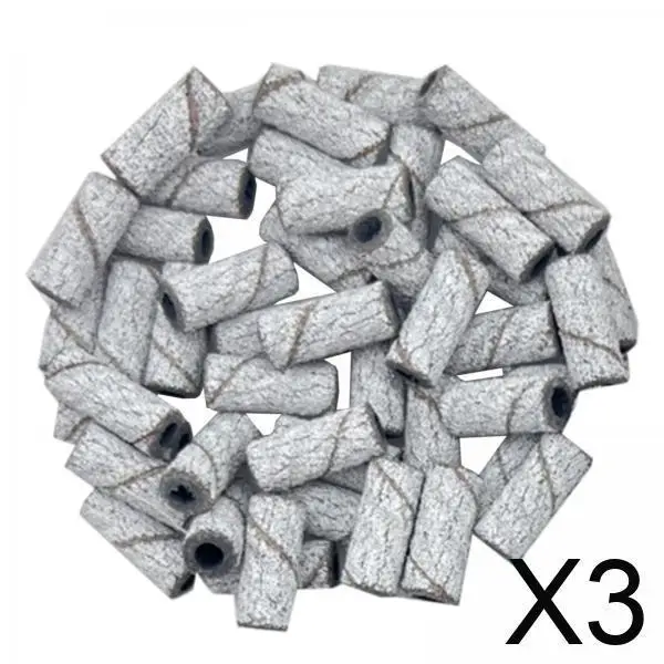 

3x 50x Nail Art Sanding Bands Nail Gel Polish Removal Nail Sanding Ring