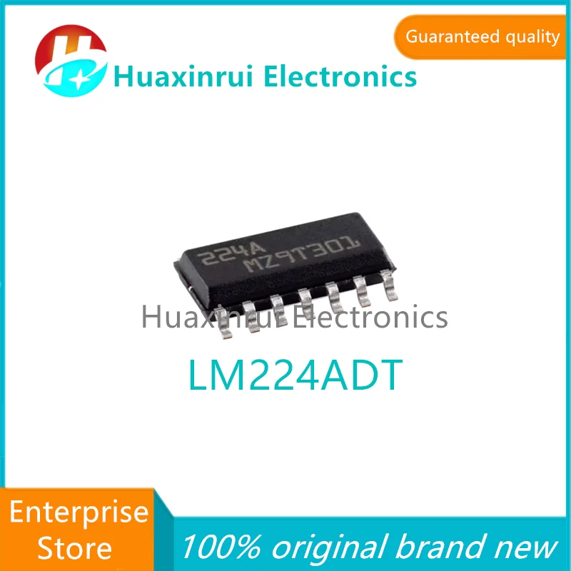 LM224ADT SOP-14 100% original brand new silk screen 224A low-power four way operational amplifier chip with low input bias curre