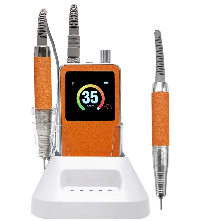 35000rpm Professional Brushless Nail Drill E File Rechargeable Cordless Acrylic Electric Nail Drill Machine