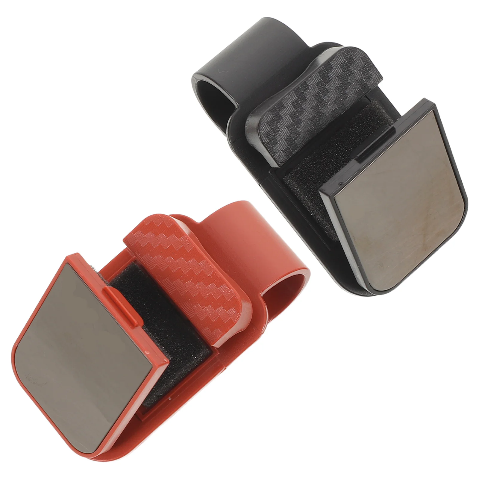 

2pcs Car Sunglass Holder Universal Visor Clip For Suv Truck Space-Saving Eyewear Storage Organizer - Auto Interior Accessories